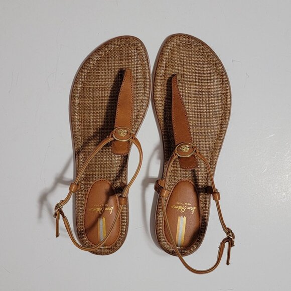 NEW Sam Edelman Gigi Signet Sandal Womens 9.5 Chic Minimalist Old Money Brown - Picture 3 of 8